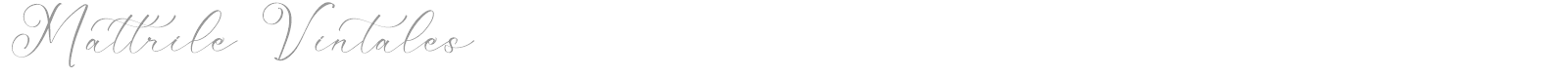 Mattrile Vintales font preview